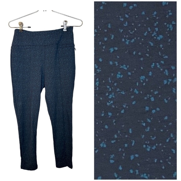 Betabrand Pattern Print Power Down Skinny Pants Small Petite - Picture 2 of 11